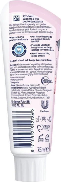 Prodent Kids 0-6 Jaar Woezel & Pip Tandpasta - 12 X 75 Ml - Voordeelverpakking 25 Prodent Kids 0-6 Jaar Woezel & Pip Tandpasta - 12 X 75 Ml - Voordeelverpakking -Cosmetica Serie Winkel 404x1200 1