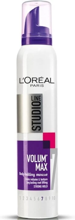 L’Oréal Paris Studio Line Volum'Max Haarmousse - 200 Ml 15 L’Oréal Paris Studio Line Volum'Max Haarmousse - 200 Ml -Cosmetica Serie Winkel 412x1200 1