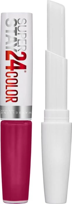 Maybelline SuperStay 24H Smile Brighters Lippenstift - 860 Crisp Magenta - Roze - Langhoudend -Cosmetica Serie Winkel 422x1200