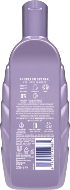 Andrélon Krul Care Shampoo - 6 X 300 Ml - Voordeelverpakking -Cosmetica Serie Winkel 446x1200