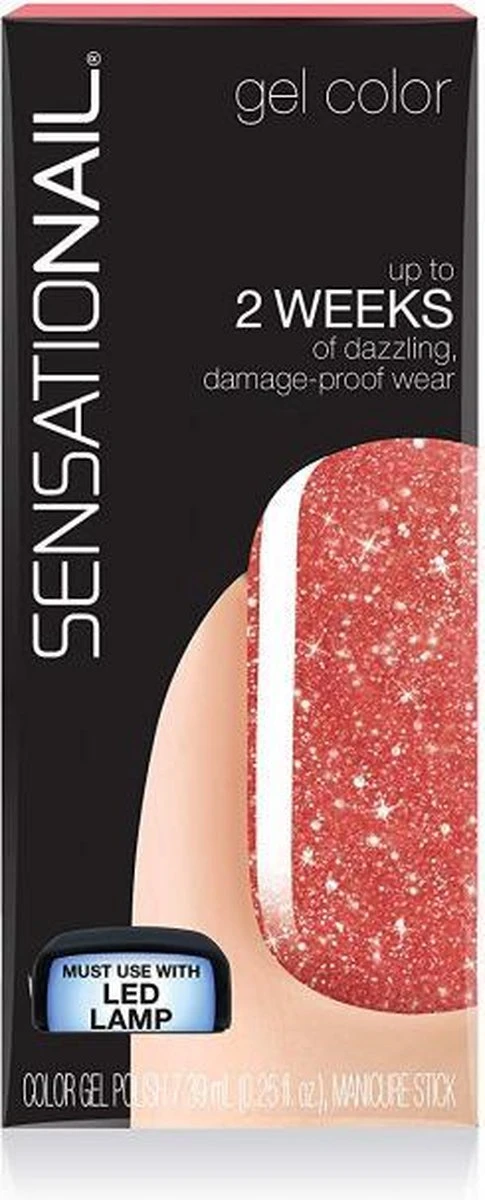 Sensationail Gel Color Nail Polish - Candy Cane Crush 5 Sensationail Gel Color Nail Polish - Candy Cane Crush - Afbeelding 3