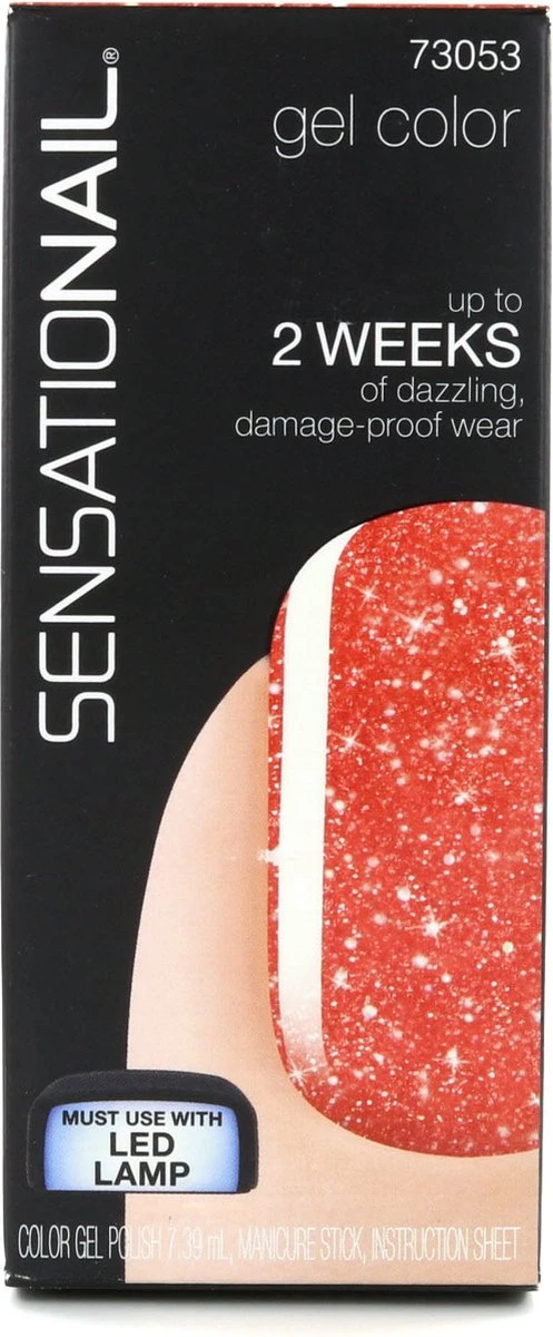 Sensationail Gel Color Nail Polish - Candy Cane Crush 3 Sensationail Gel Color Nail Polish - Candy Cane Crush