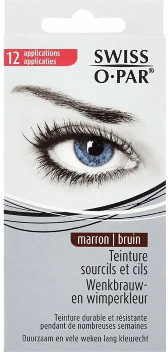 Swiss O Par - Wenkbrauw- En Wimperverf Bruin 1 Set 3 Swiss O Par - Wenkbrauw- En Wimperverf Bruin 1 Set