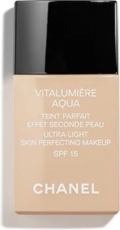 Chanel Vitalumiere Aqua Foundation - 30 Beige - SPF15 - 30 Ml 22 Chanel Vitalumiere Aqua Foundation - 30 Beige - SPF15 - 30 Ml -Cosmetica Serie Winkel 626x1200