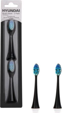 Hyundai - Elektrische Tandenborstel - Opzetborstel - Zwart - 2 Stuks -Cosmetica Serie Winkel 659x1200