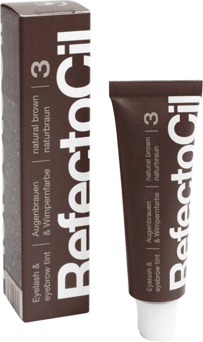RefectoCil Wenkbrauw- En Wimperverf - Nr. 3 Bruin - 15 Ml 4 RefectoCil Wenkbrauw- En Wimperverf - Nr. 3 Bruin - 15 Ml - Afbeelding 2