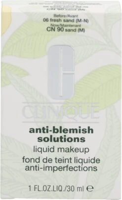 Clinique Anti Blemish Solutions Liquid Foundationl - 06 Fresh Sand -Cosmetica Serie Winkel 730x1200