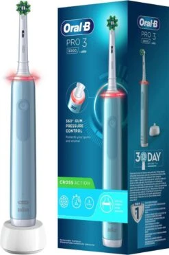 Oral B Oral-B Pro 3 - 3000 - Elektrische Tandenborstel - Ontworpen Door Braun - Blauw -Cosmetica Serie Winkel 798x1200 2