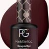 Pink Gellac - Sangria Red - Gellak - Vegan - Donkerrood - Creamy Finish - 15 Ml