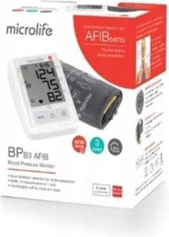 Microlife BP B3 AFIB - Bovenarm Bloeddrukmeter - Klinisch Gevalideerd - No. 1 Merk Bij Huisartsen -Cosmetica Serie Winkel 857x1200 1