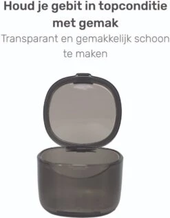 Gebitsbakje - Beugelbakje - Incl. Lekbakje - Roze - Voor - Beugel - Kunstgebit - Prothese - Beugelbakje - Beugeldoosje - Bakje -Cosmetica Serie Winkel 931x1200