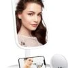 HighHome - Make Up Spiegel Met Led Verlichting - Inclusief 10x Spiegel - 3 Warmtes - 360 °C Draaibaar -Cosmetica Serie Winkel 976x1200