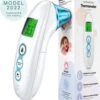 Bintoi® X100 - Digitale Oorthermometer - Infrarood Thermometer Voorhoofd - Temperatuurmeter - Koortsthermometer Voor Volwassenen En Baby's - Digitale Thermometer Lichaam - Instant Meting In 1 Seconde - Incl. Batterijen -Cosmetica Serie Winkel 996x1200